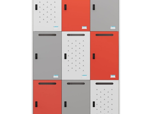 Tủ Locker 9 khoang khóa số TU983-3KS